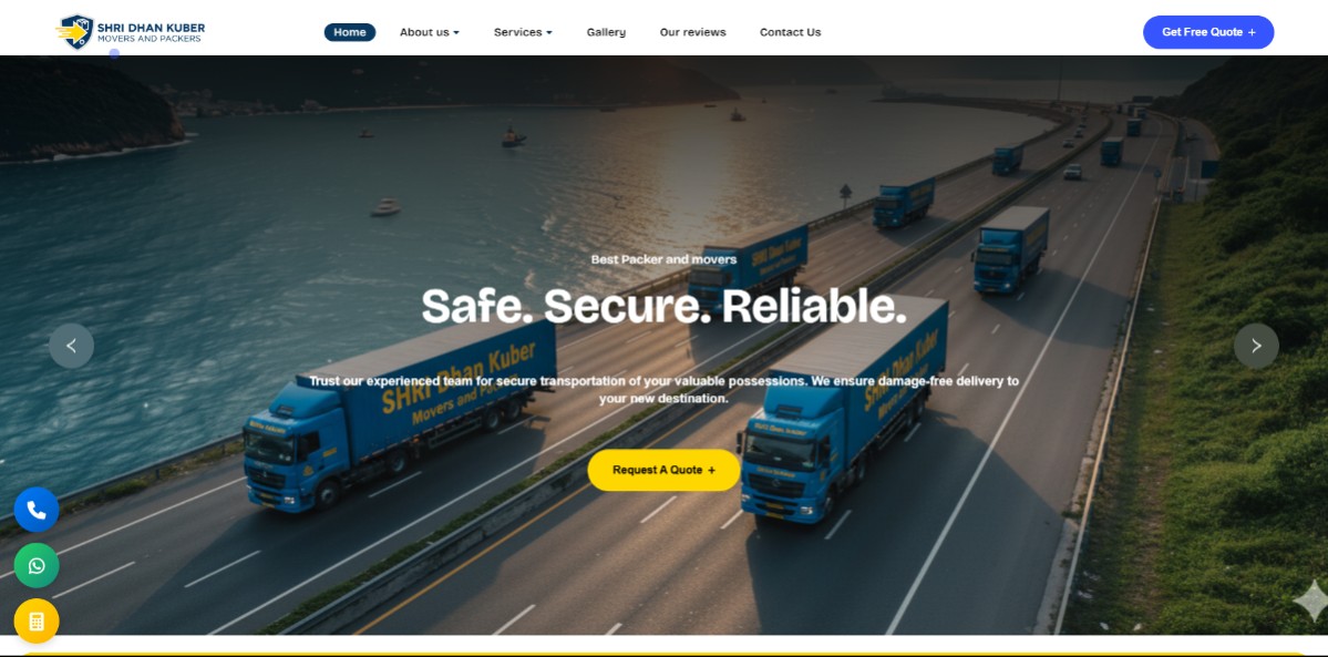 Shridhan Kuber Movers and Packers \ Packers and Movers Website