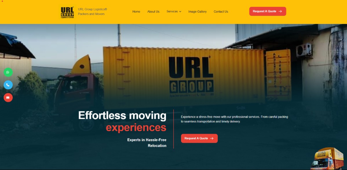 URL Group Logistics \ Packers and Movers Websiye
